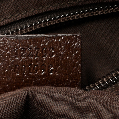 Gucci Monogram Flat Messenger Bag Dark Brown 7 of 10