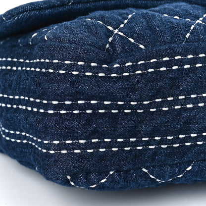 Chanel Denim Quilted Medium Denim Trip Single Flap Blue 8 of 10