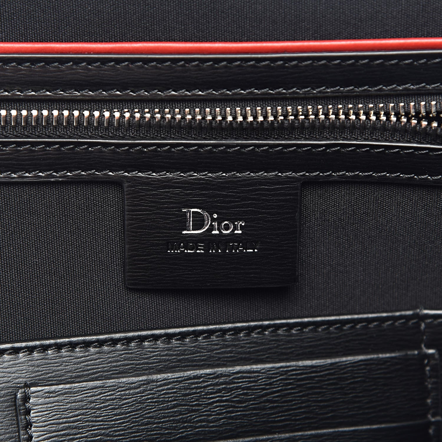 Christian Dior Homme Monogram Pochette Black 6 of 7