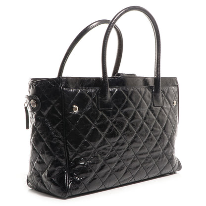 Chanel Glazed Calfskin New Portobello Large Tote Black 3 of 8