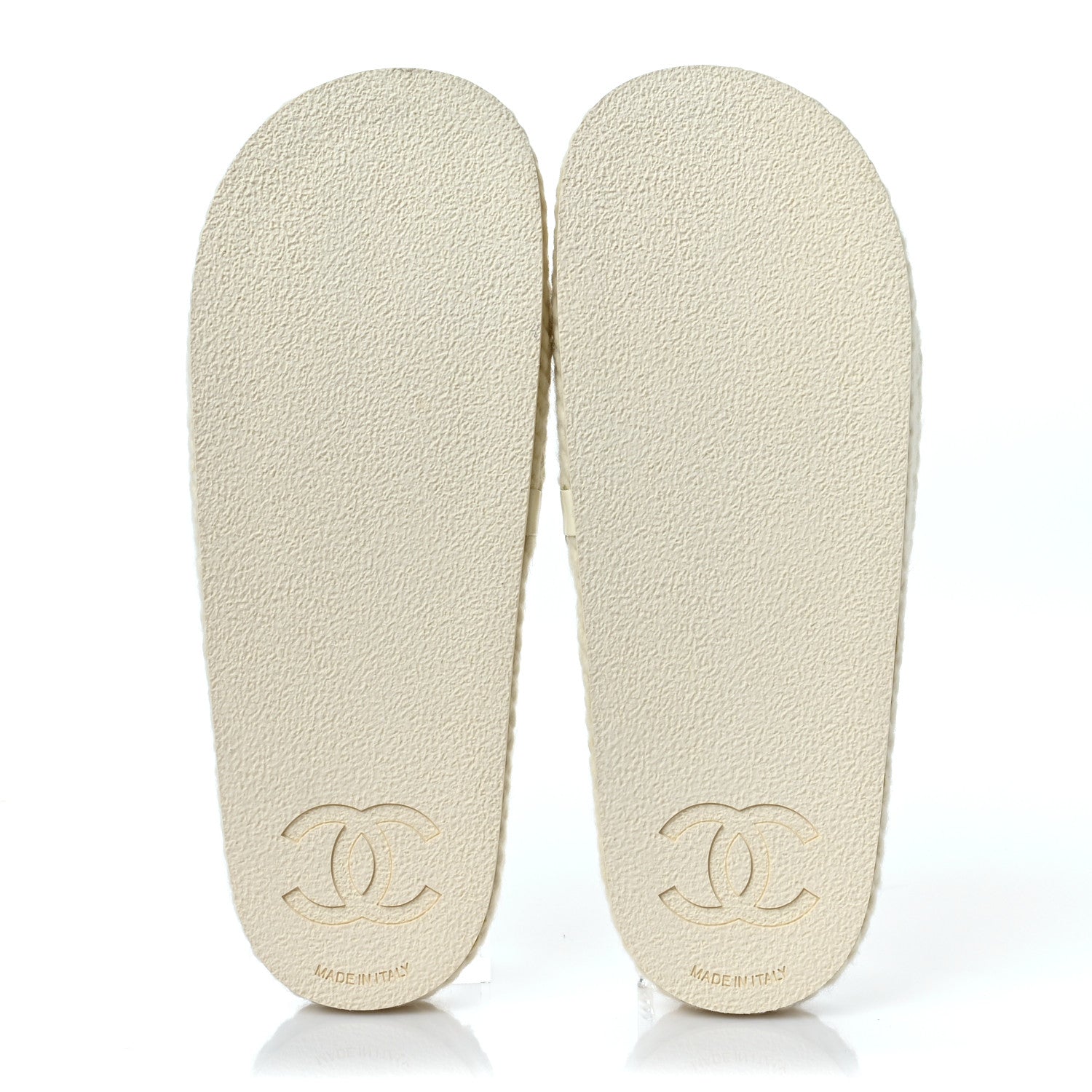 Chanel Braided Knit CC Mules 41 Ecru 5 of 9