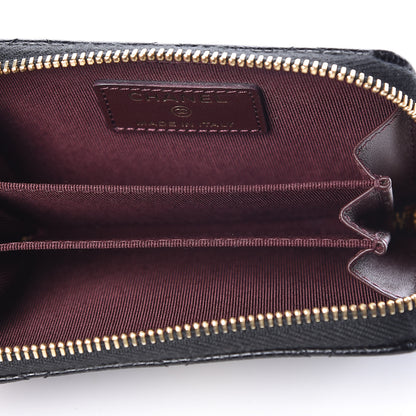 Chanel Caviar Quilted Zip Coin Purse Black 5 of 8
