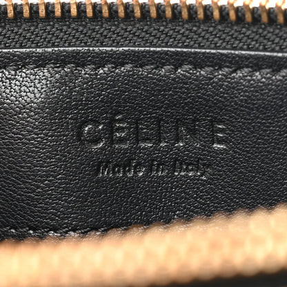 Celine Lambskin Large Trio Crossbody Bag Black 8 of 13