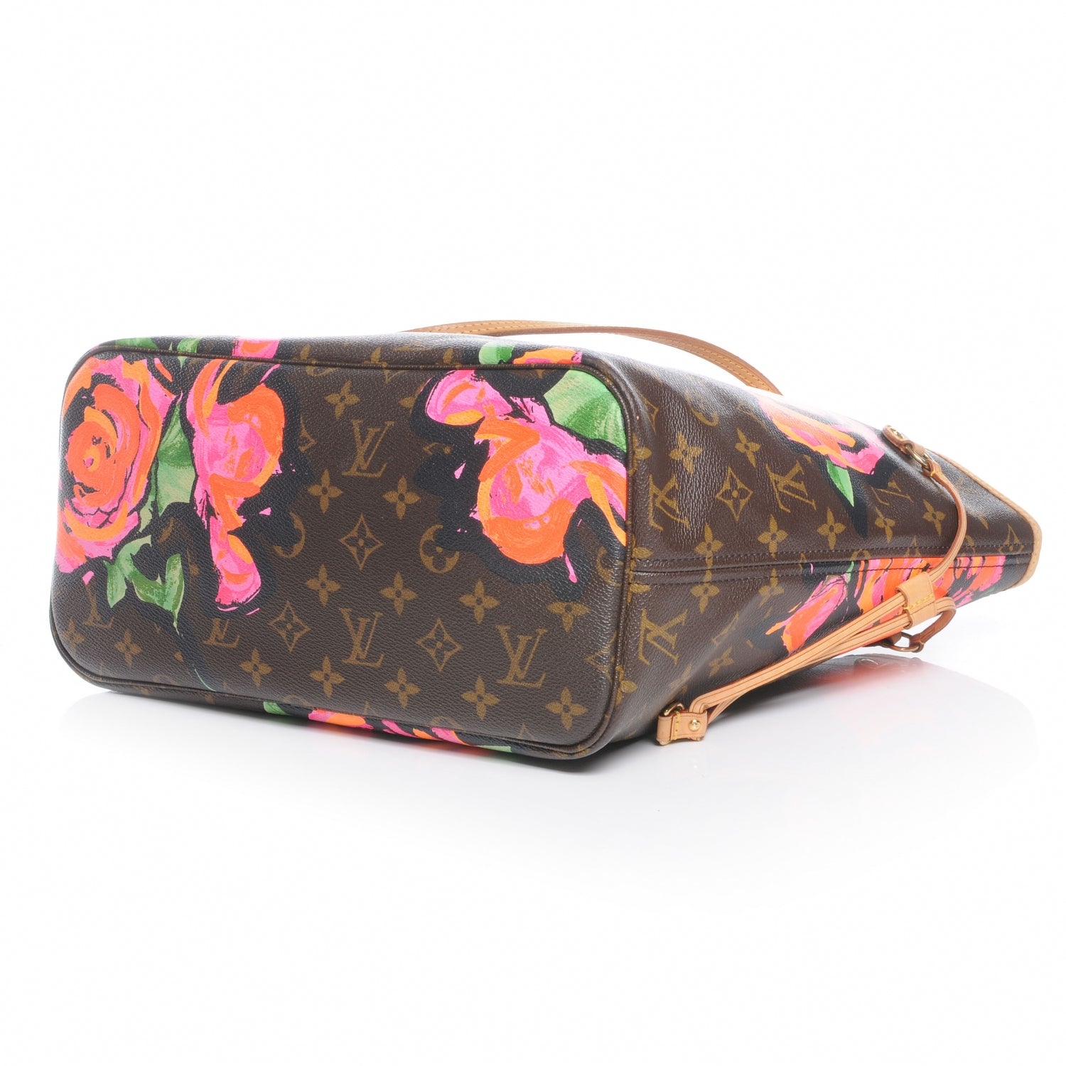 Louis Vuitton Monogram Roses Neverfull MM 4 of 7