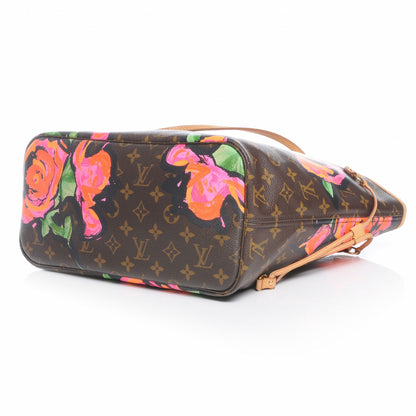 Louis Vuitton Monogram Roses Neverfull MM 4 of 7