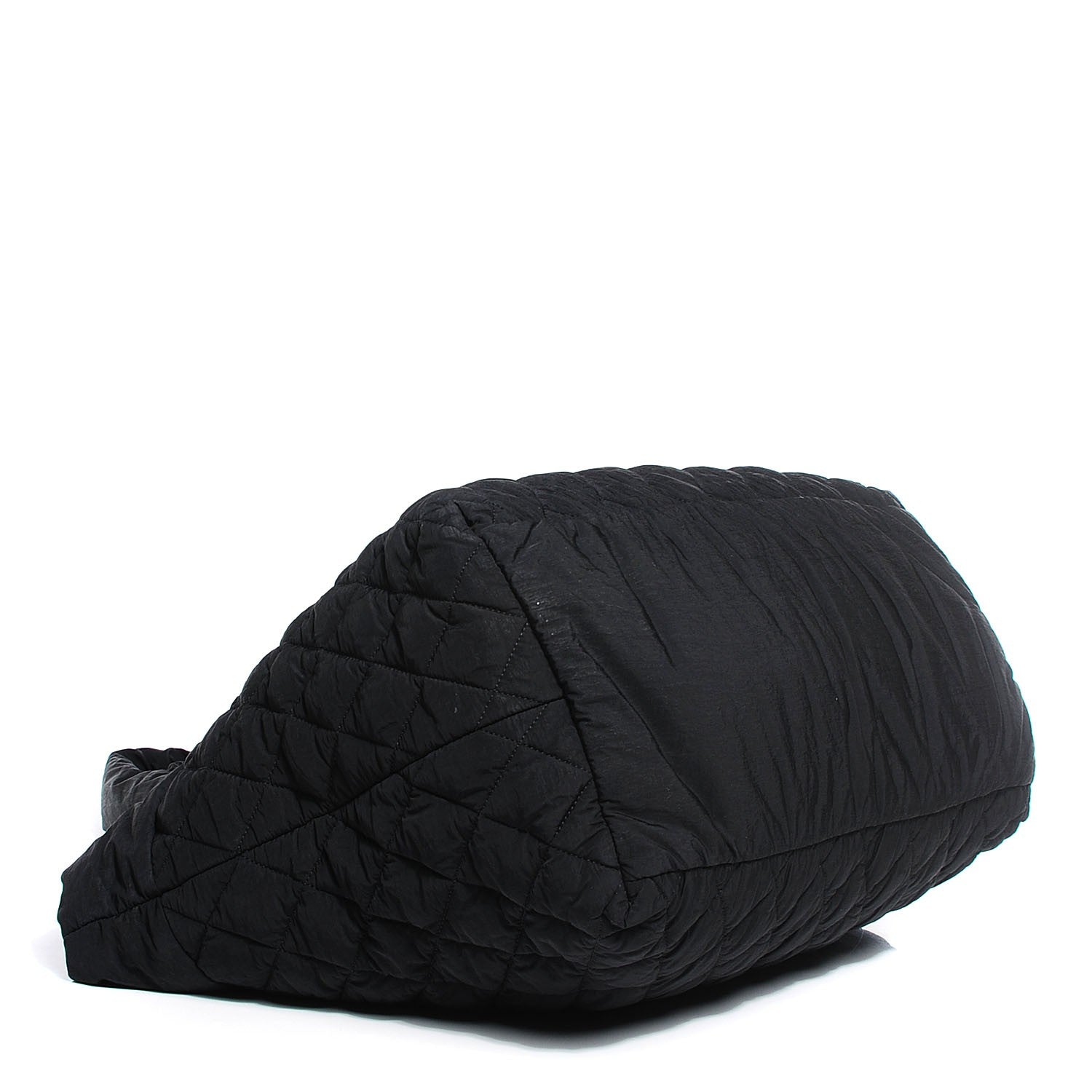 Chanel Nylon Quilted Large Coco Cocoon Tote Black 4 of 7