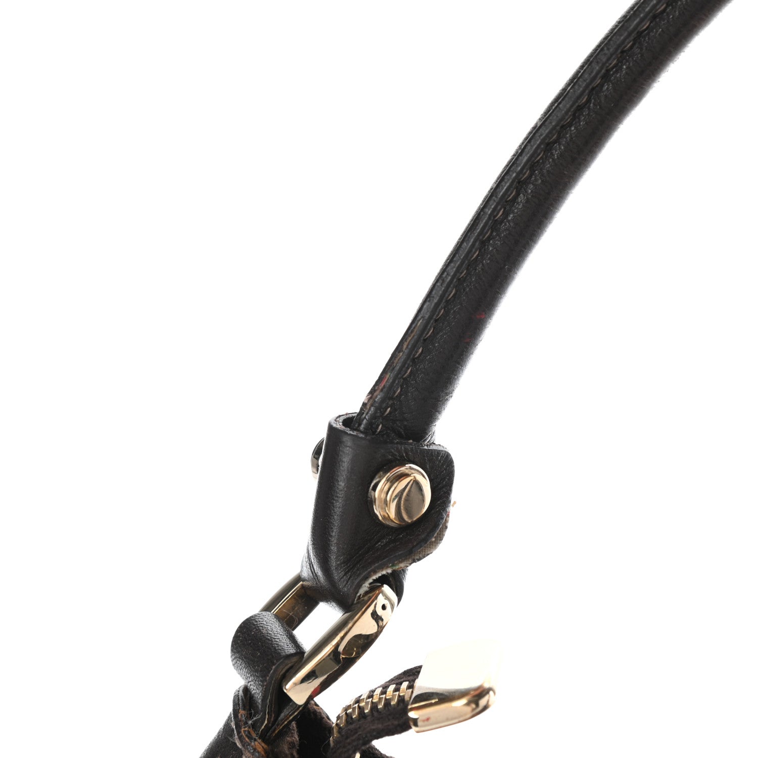 Gucci Monogram Large D Gold Hobo Dark Brown 17 of 17
