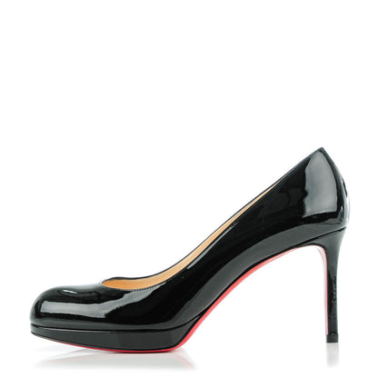 Christian Louboutin Patent New Simple 70 Pumps 39 Black 1 of 7