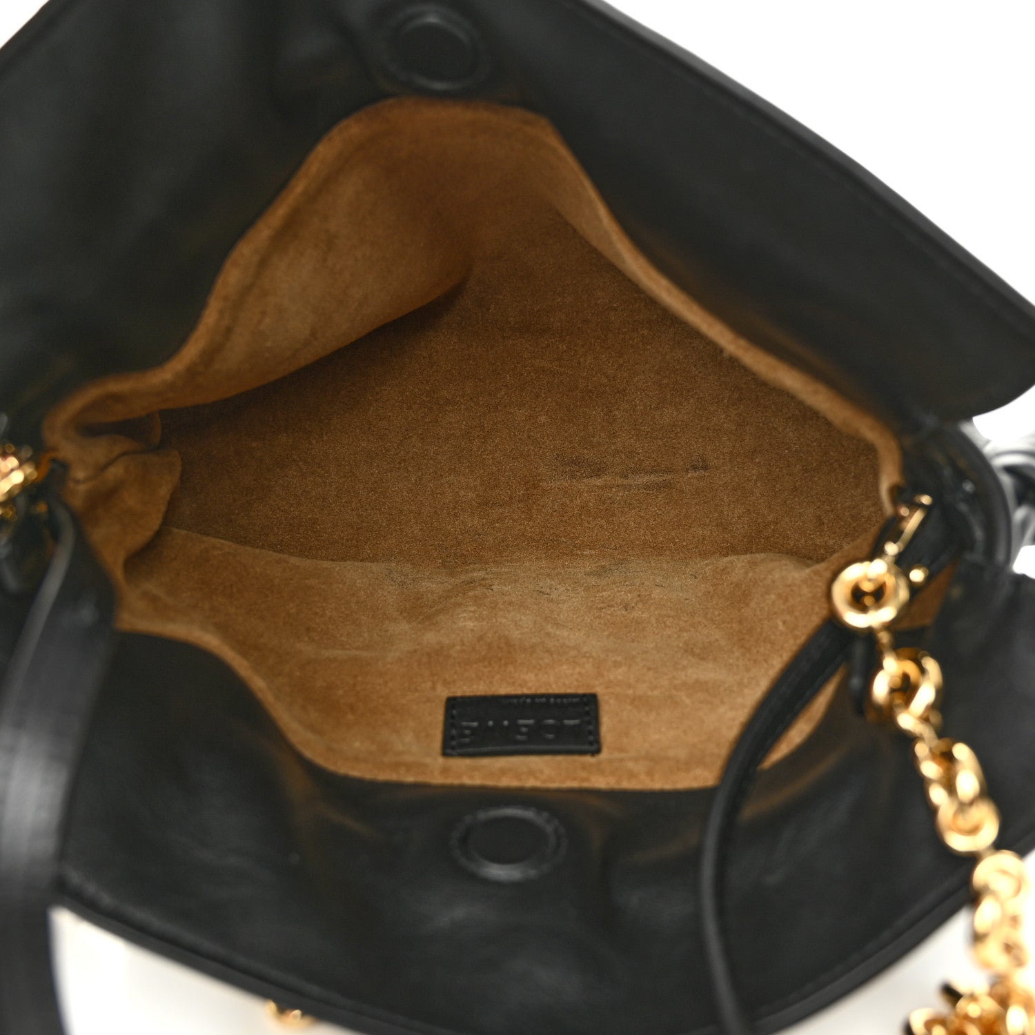 Loewe Nappa Calfskin Mini Flamenco Knot Clutch With Chain Black 5 of 13