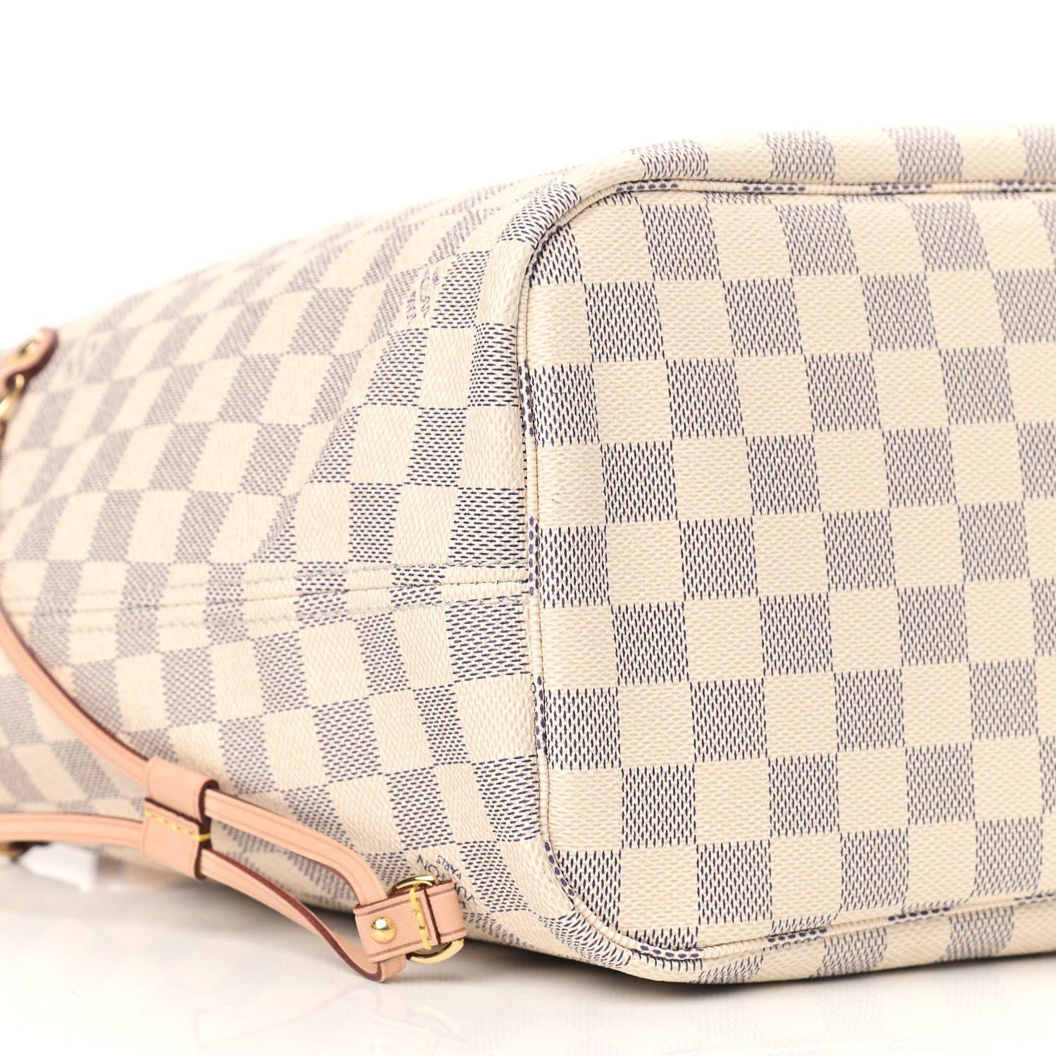 Louis Vuitton Damier Azur Neo Neverfull MM Rose Ballerine 9 of 10