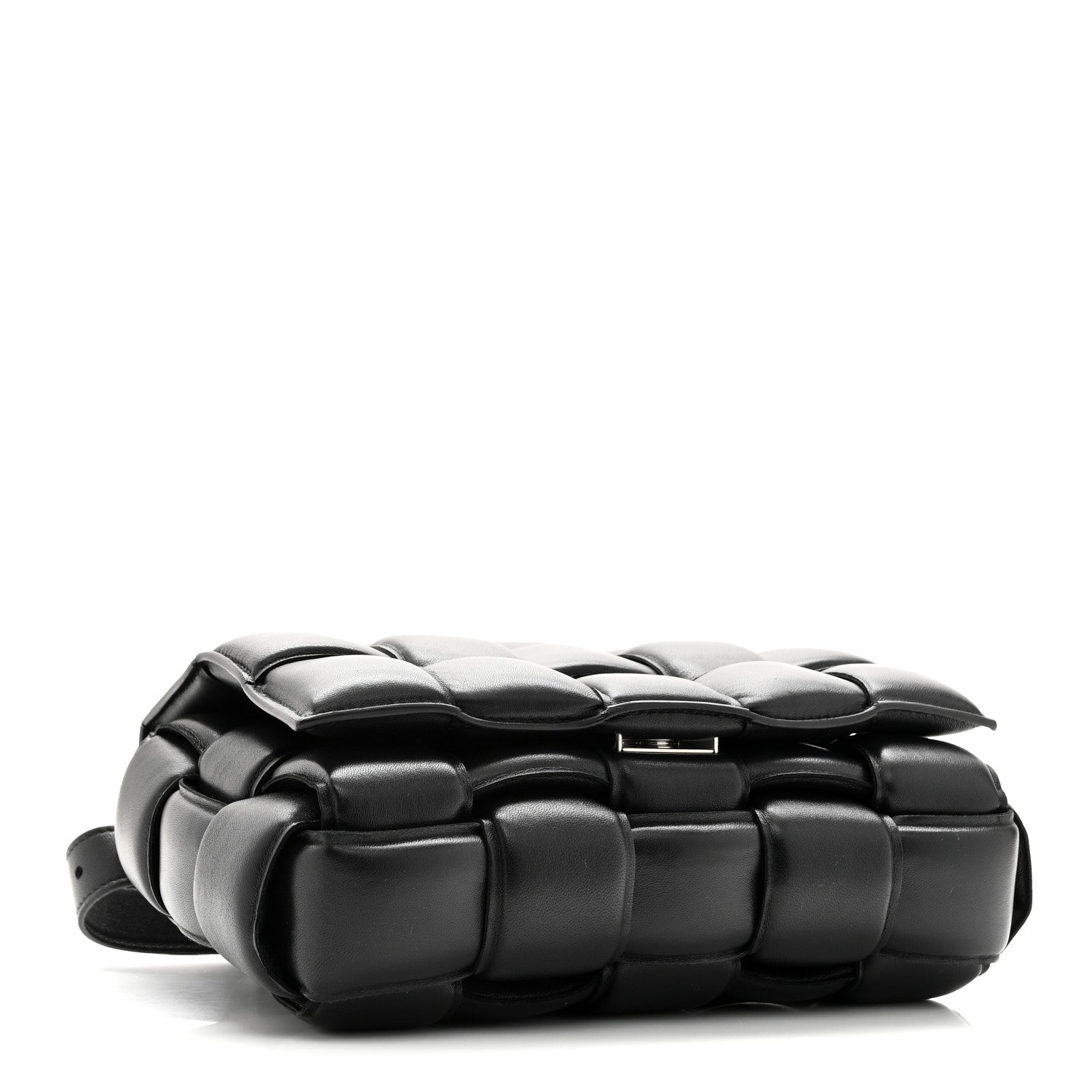 Bottega Veneta Nappa Maxi Intreccio Padded Cassette Crossbody Bag Black 4 of 9