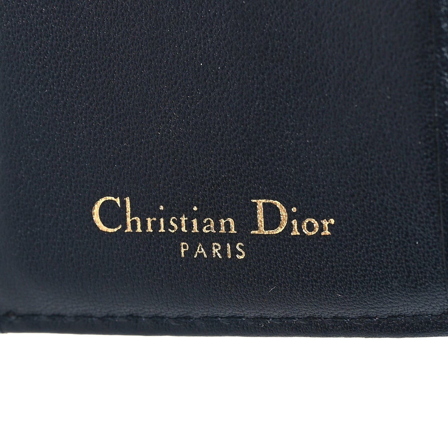 Oblique Saddle Lotus Wallet Blue