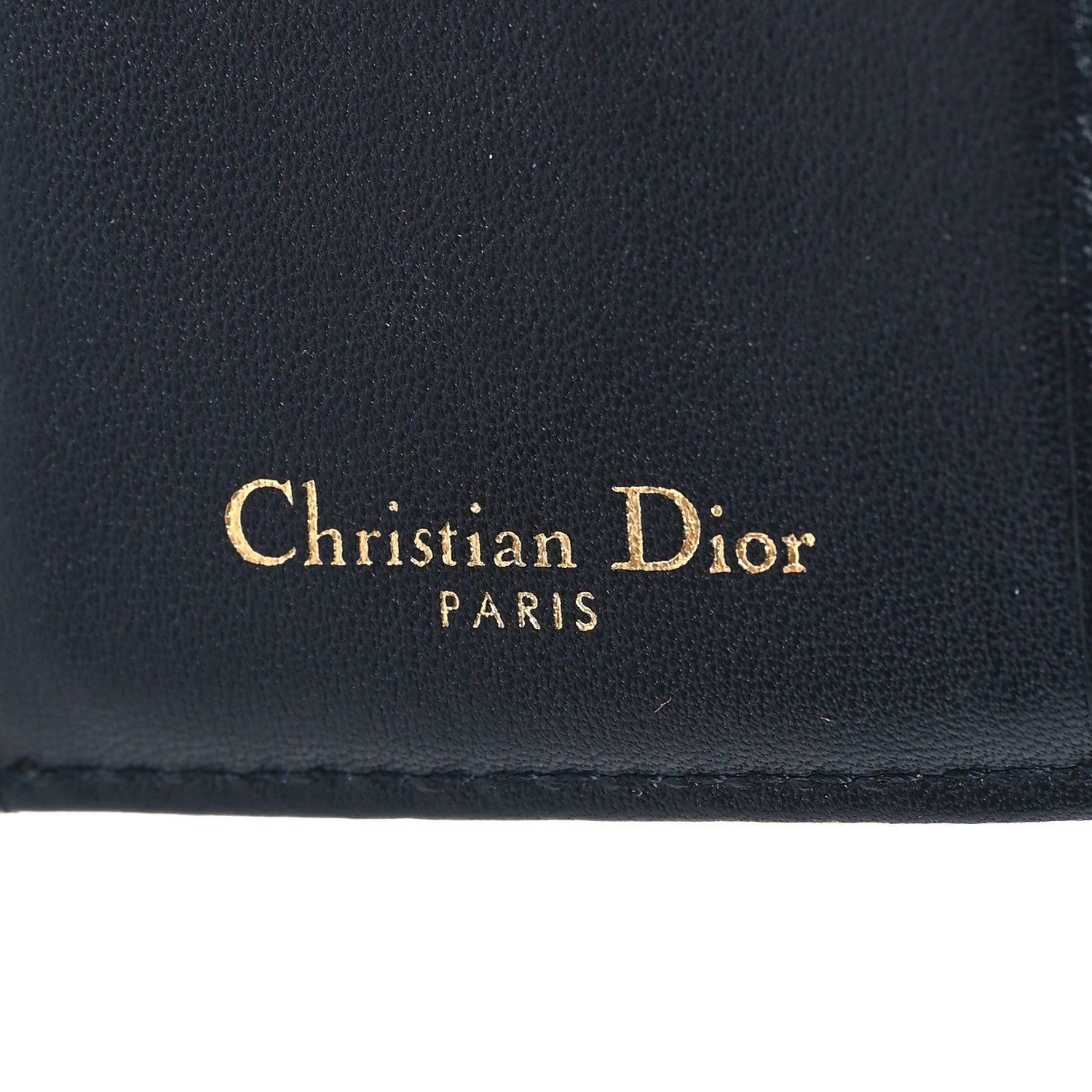 Christian Dior Oblique Saddle Lotus Wallet Blue 6 of 8