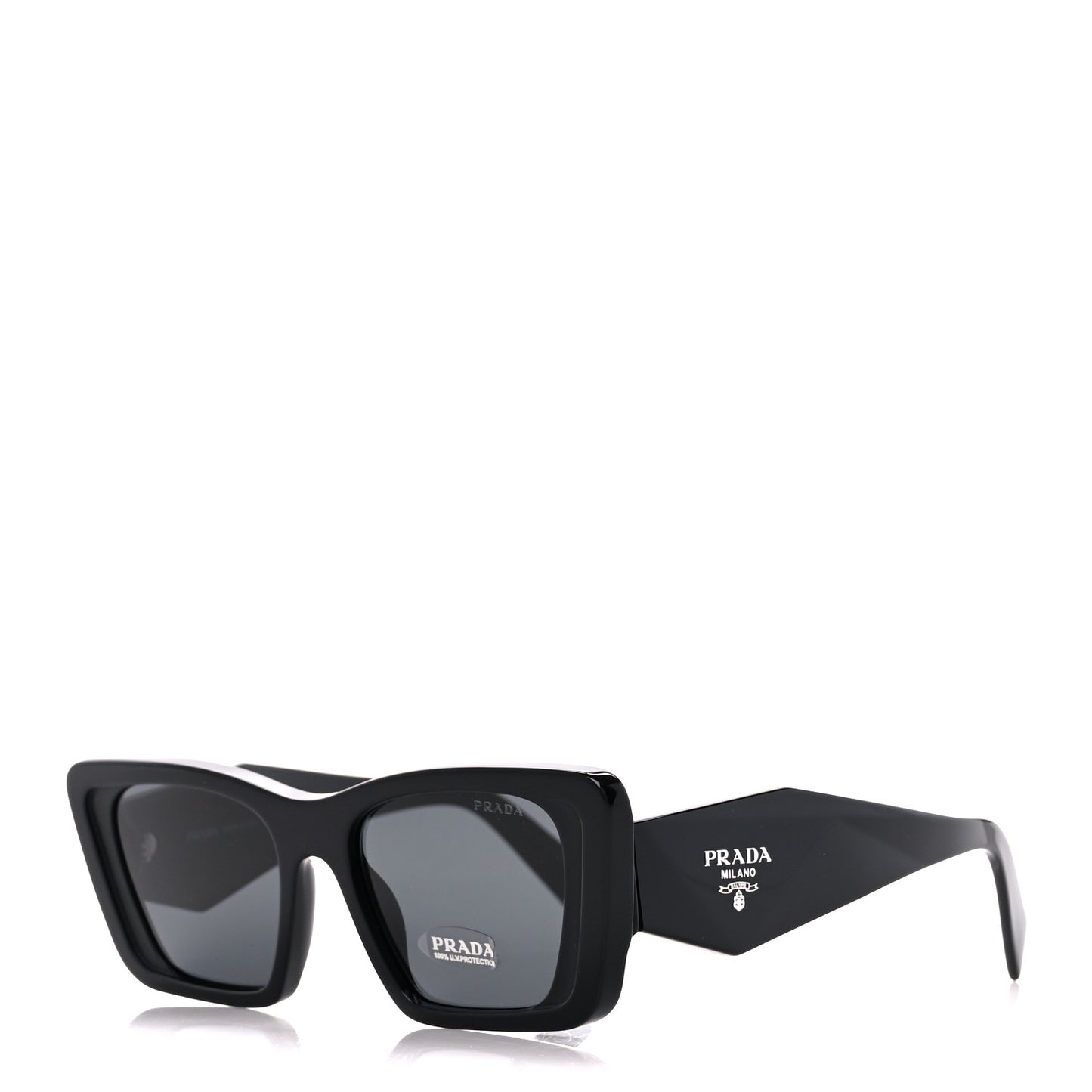 Acetate Symbole Sunglasses SPR 08Y Black