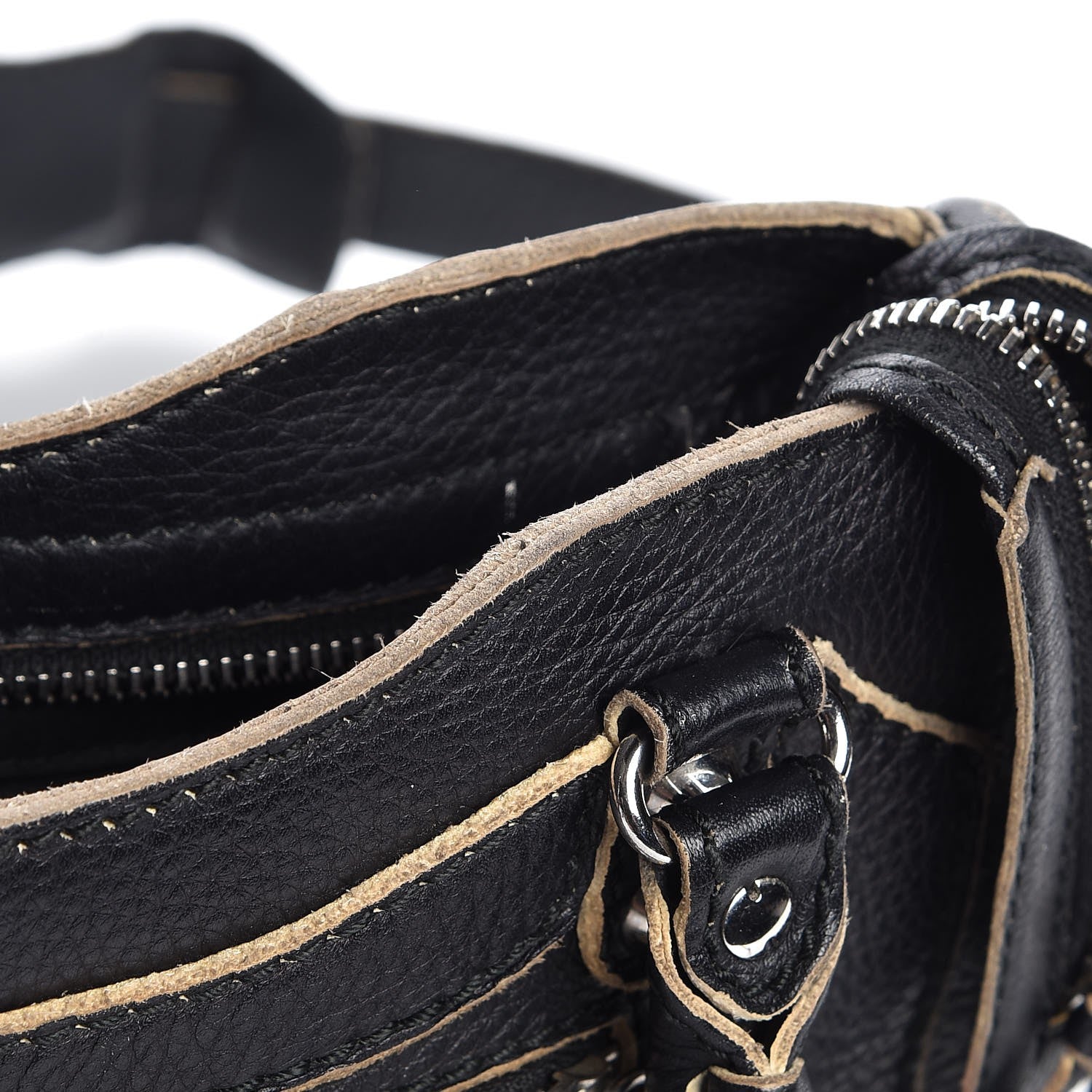 Balenciaga Supple Grained Calfskin Classic Silver Hardware Highlight Mini City Black 10 of 18