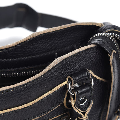 Balenciaga Supple Grained Calfskin Classic Silver Hardware Highlight Mini City Black 10 of 18