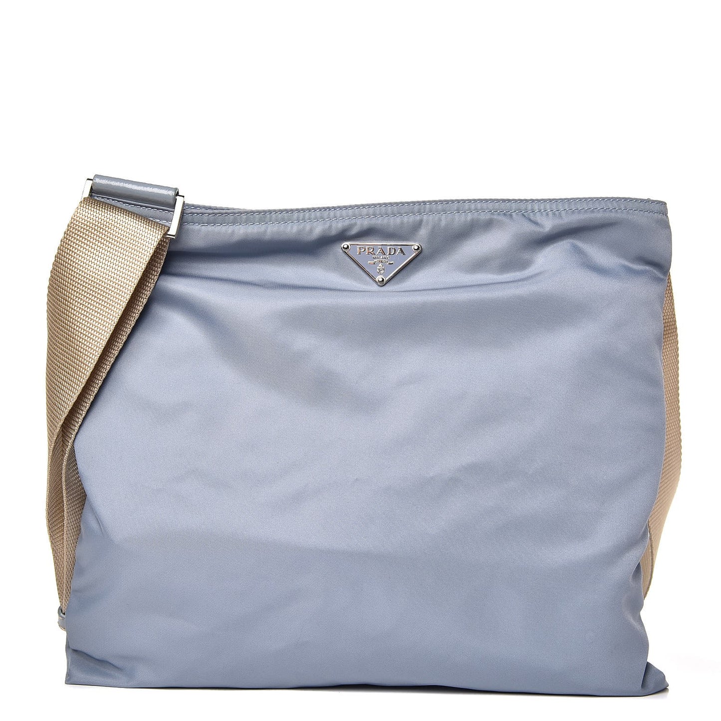 Nylon Vela Sport Flat Messenger Bag Pervinca