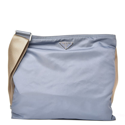 Prada Nylon Vela Sport Flat Messenger Bag Pervinca 1 of 8