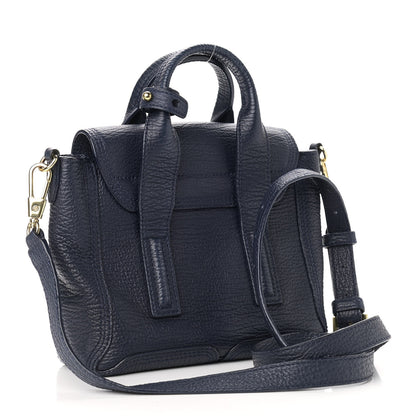 3.1 Phillip Lim Textured Calfskin Mini Pashli Satchel Ink 3 of 12