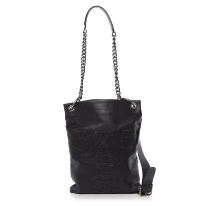 Chanel Calfskin Oser Sans Poser Messenger Black 1 of 13