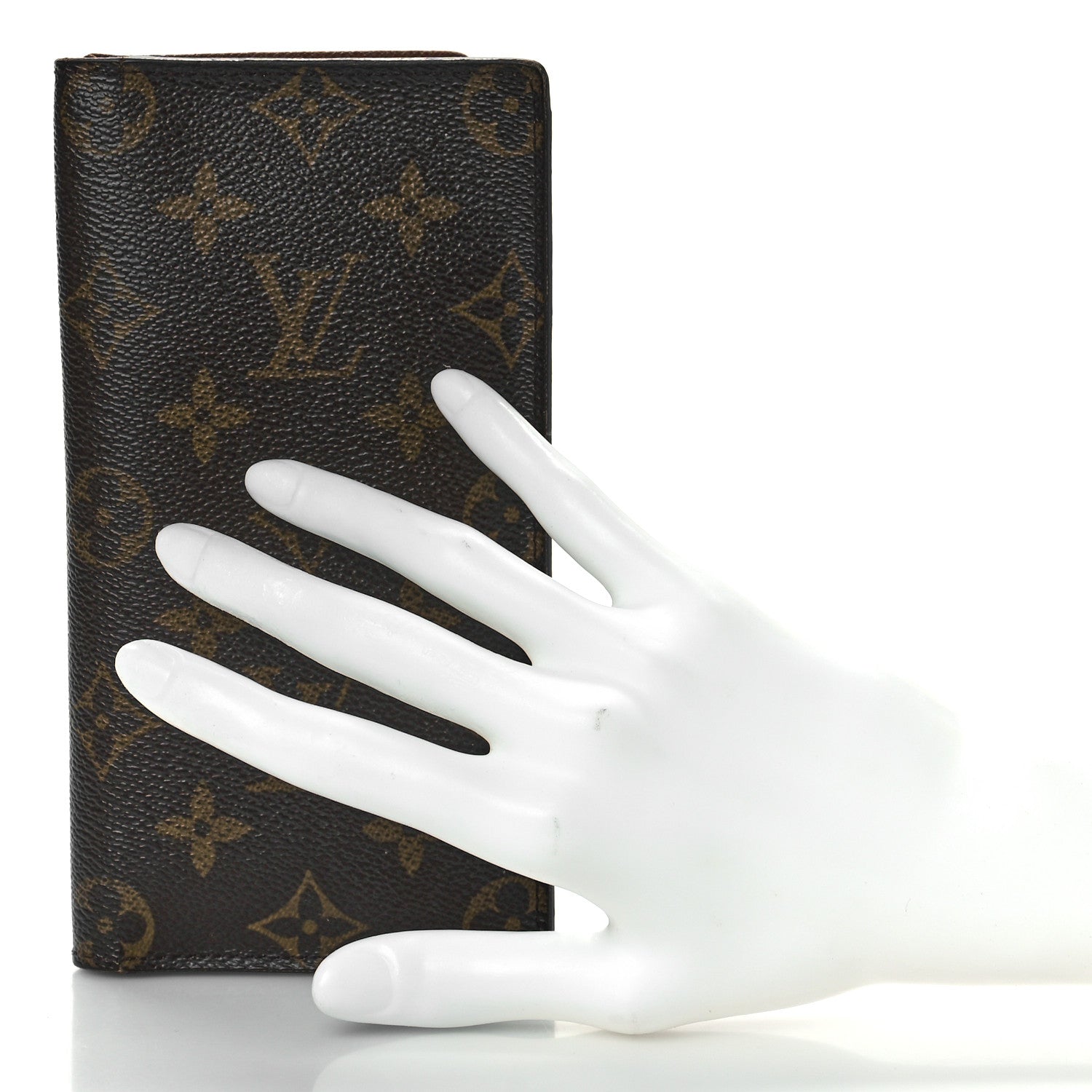 Louis Vuitton Monogram Porte Valeurs Checkbook Wallet 2 of 11