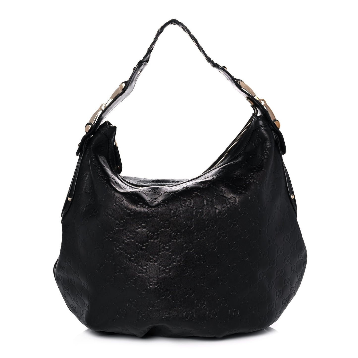 Guccissima Pelham Medium Hobo Black