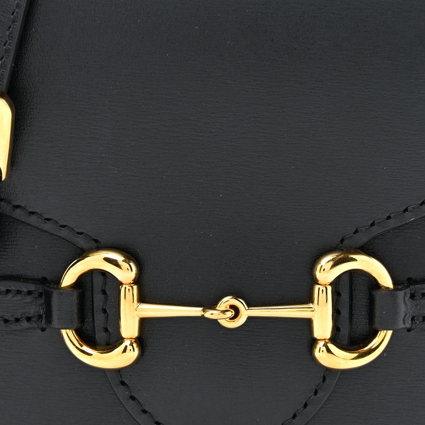Boarded Plutone Calfskin Mini Horsebit 1955 Crossbody Bag Black