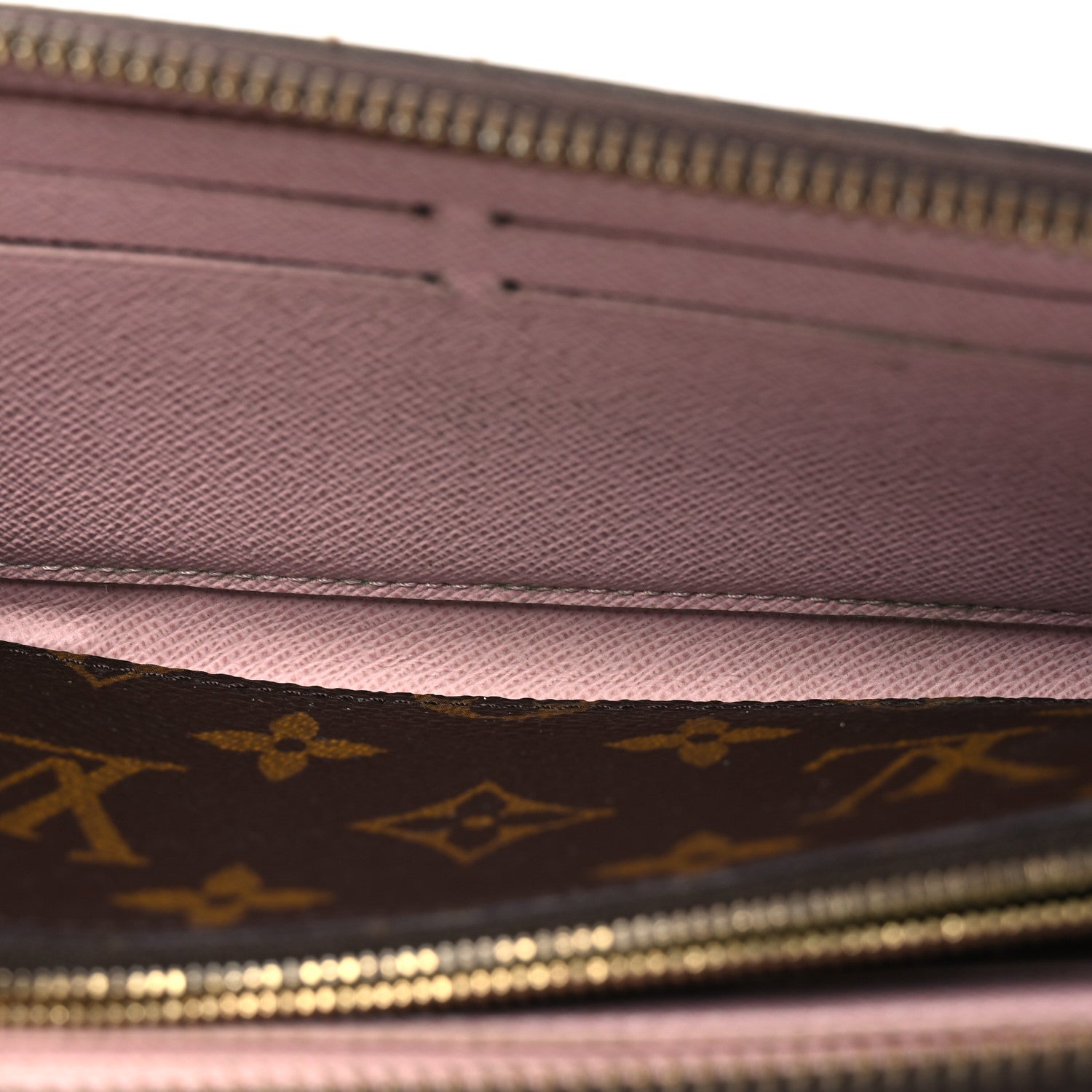 Louis Vuitton Monogram Clemence Wallet Rose Ballerine 5 of 17
