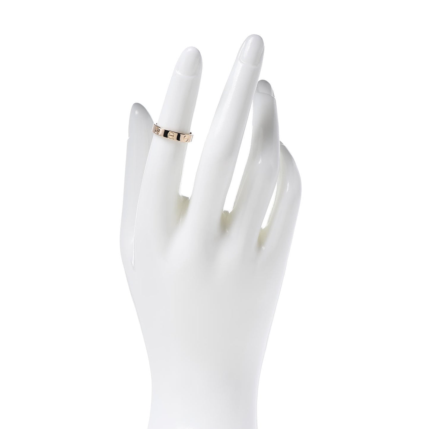 18K Pink Gold 3.5mm LOVE Wedding Band Ring 49 5