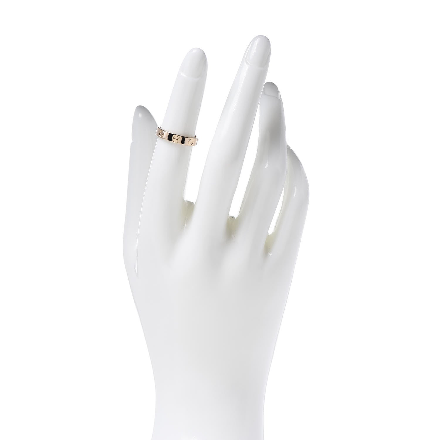 Cartier 18K Pink Gold 3.5mm LOVE Wedding Band Ring 49 5 2 of 4