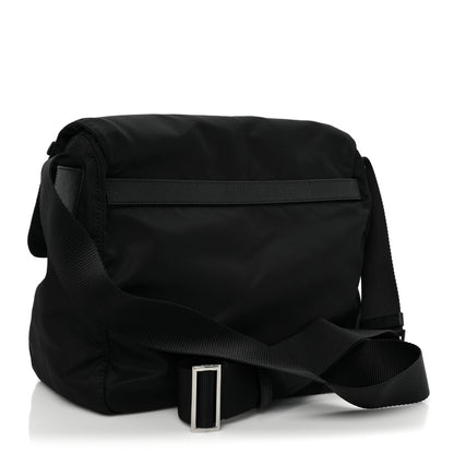 Prada Tessuto Nylon Saffiano Vela Messenger Bag Black 3 of 11