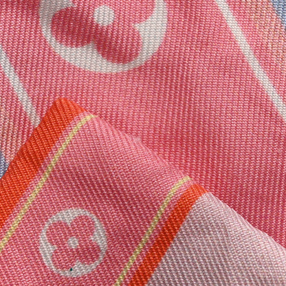 Louis Vuitton Silk Monogram Minimalle Bandeau Pink 3 of 3