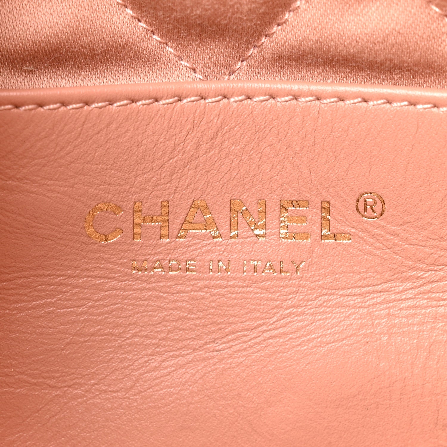 Chanel Metallic Calfskin Quilted Mini Chanel 22 Copper 6 of 10