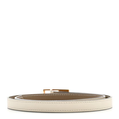 Hermes Epsom Swift 13mm Lucky 15 Belt 75 Etoupe Nata 2 of 6