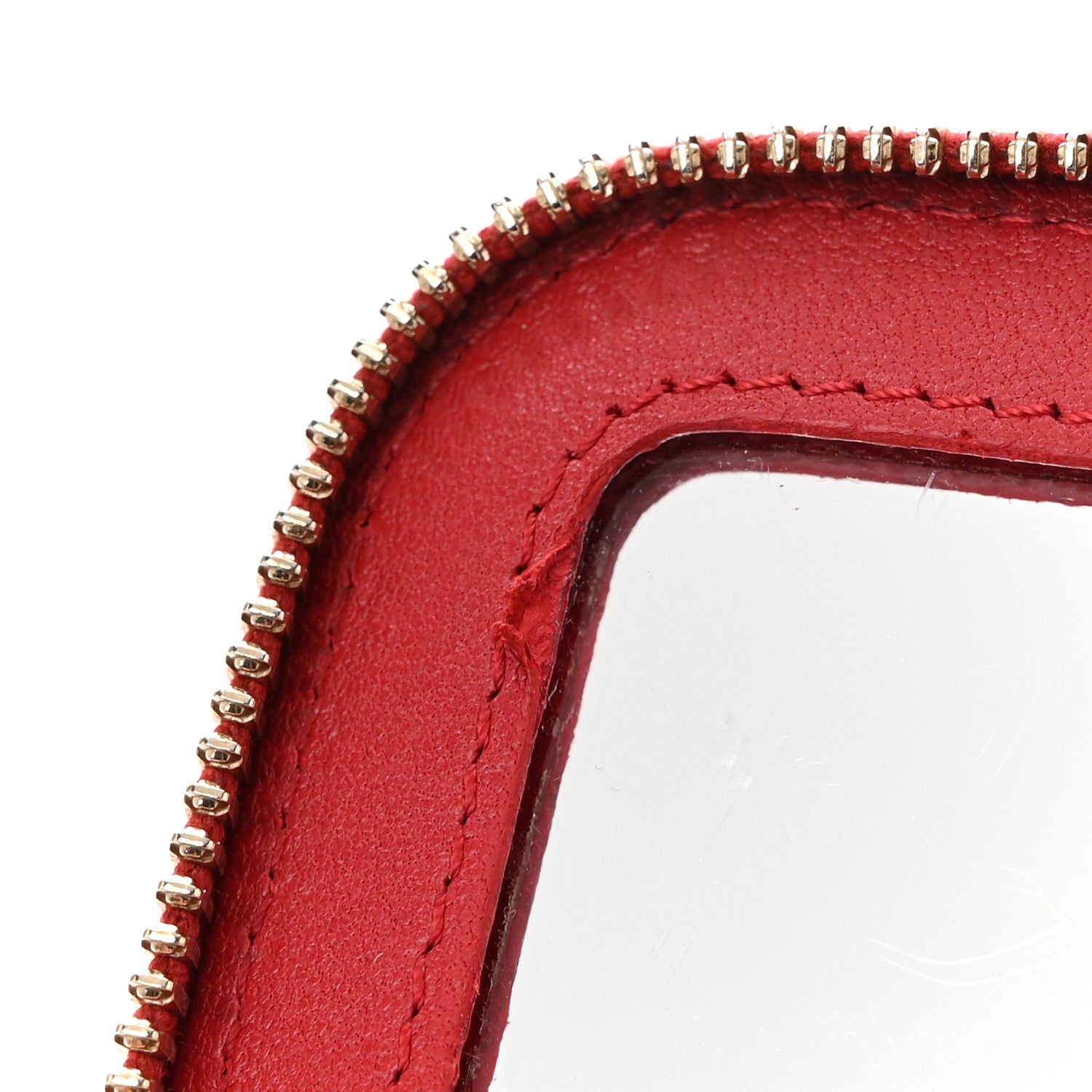 Chanel Lambskin Quilted Top Handle Mini Vanity Case With Chain Red 13 of 13