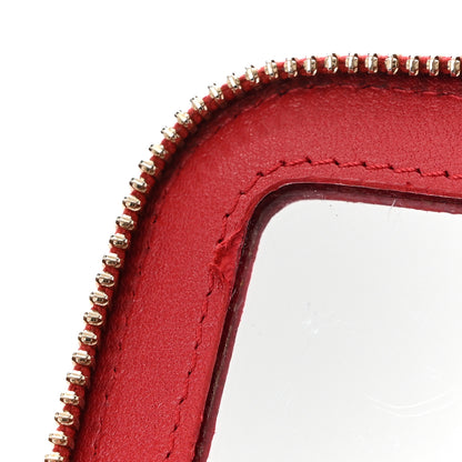 Chanel Lambskin Quilted Top Handle Mini Vanity Case With Chain Red 13 of 13