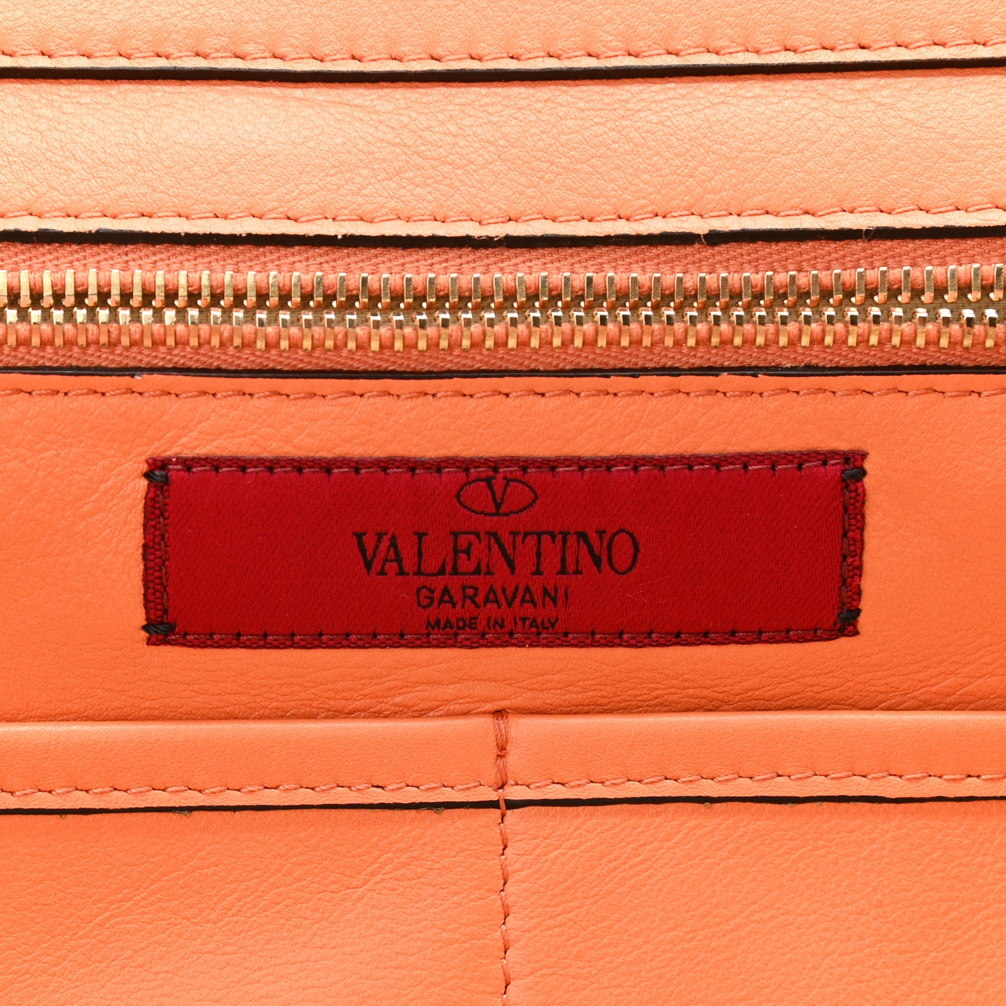 Vitello Medium Rockstud Tote Melon Sorbet