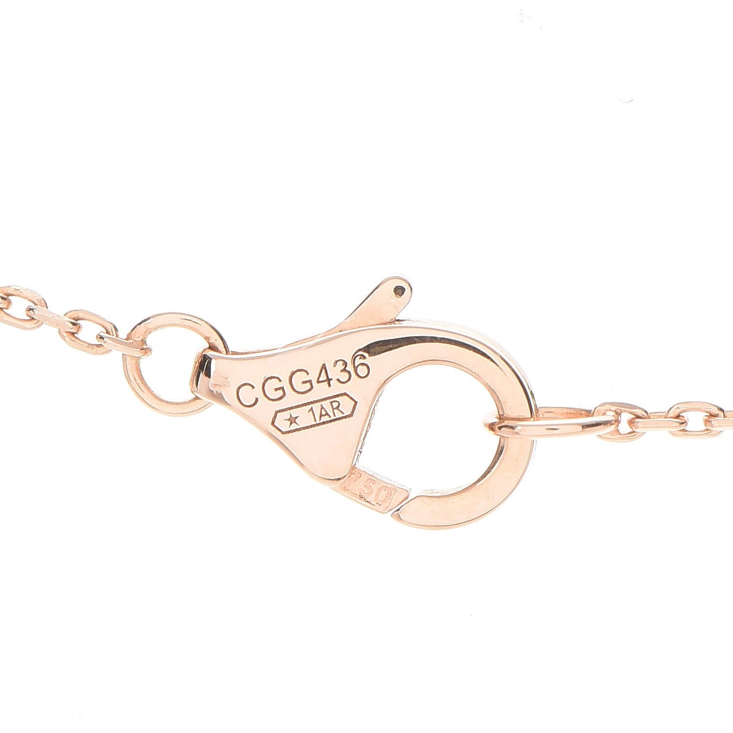 18K Pink Gold Diamond Pink Opal XS Amulette de Cartier Pendant Necklace