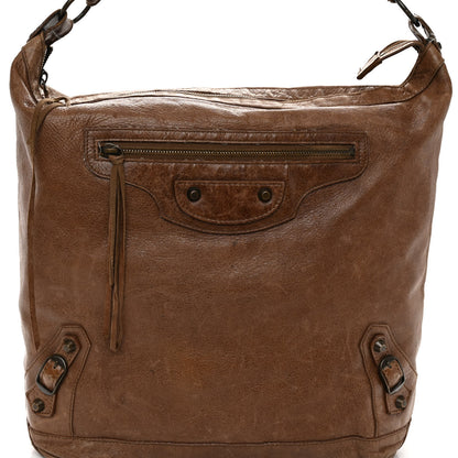 Balenciaga Agneau Classic Hardware Day Hobo Caramel 8 of 15