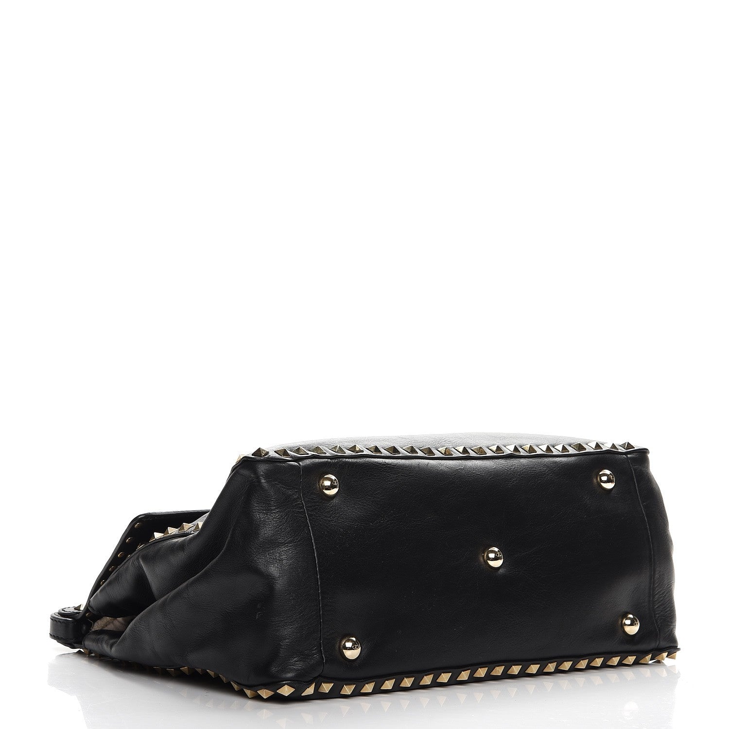 Valentino Garavani Nappa Rockstud Frame Handle Bag Black 4 of 12