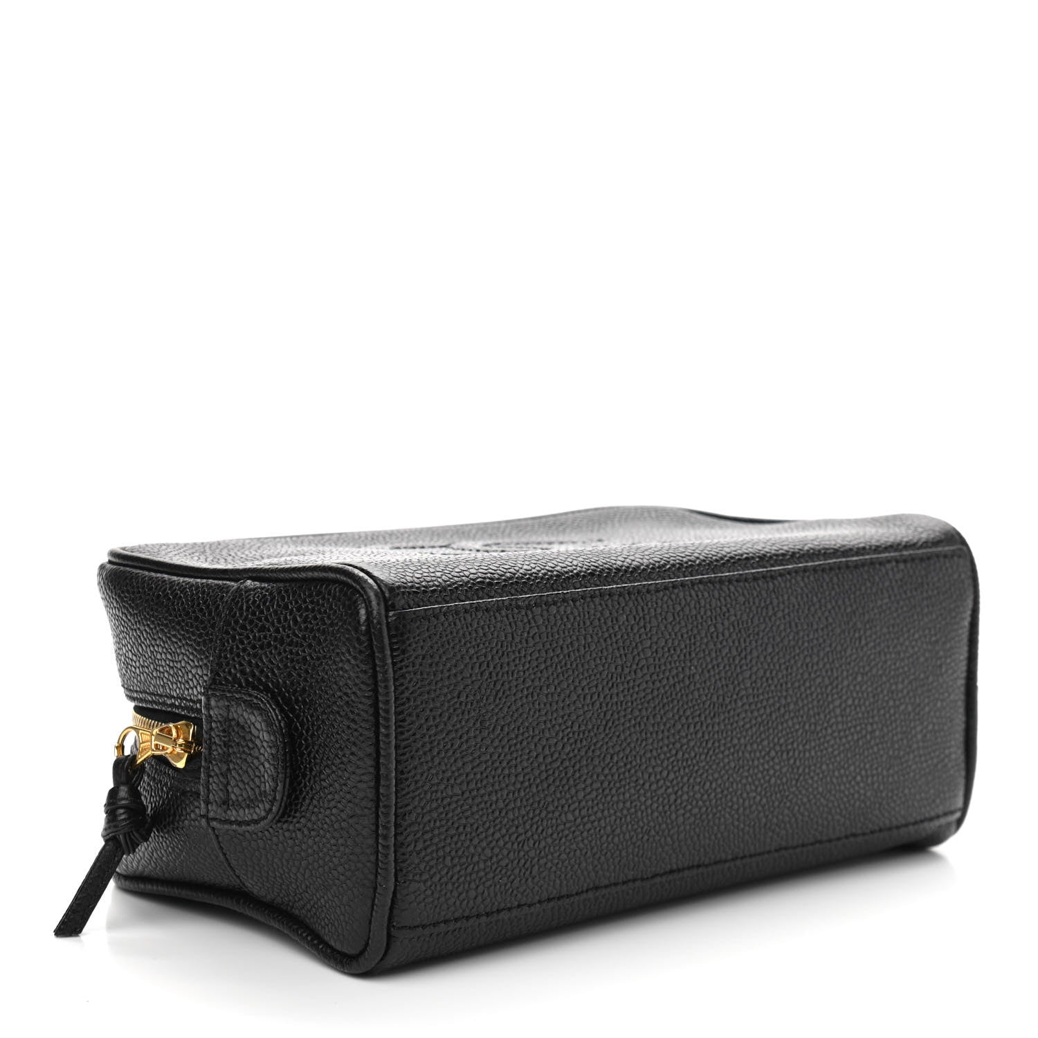 Chanel Caviar Timeless CC Cosmetic Pouch Bag Black 4 of 7