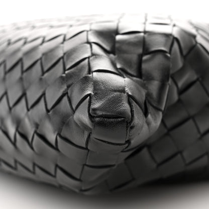 Bottega Veneta Calfskin Intrecciato Small Hop Black 9 of 10