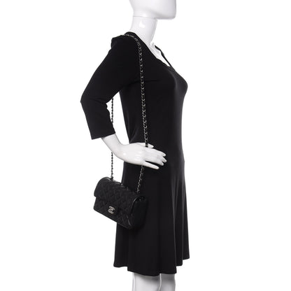 Chanel Lambskin Quilted Mini Rectangular Flap Black 2 of 11