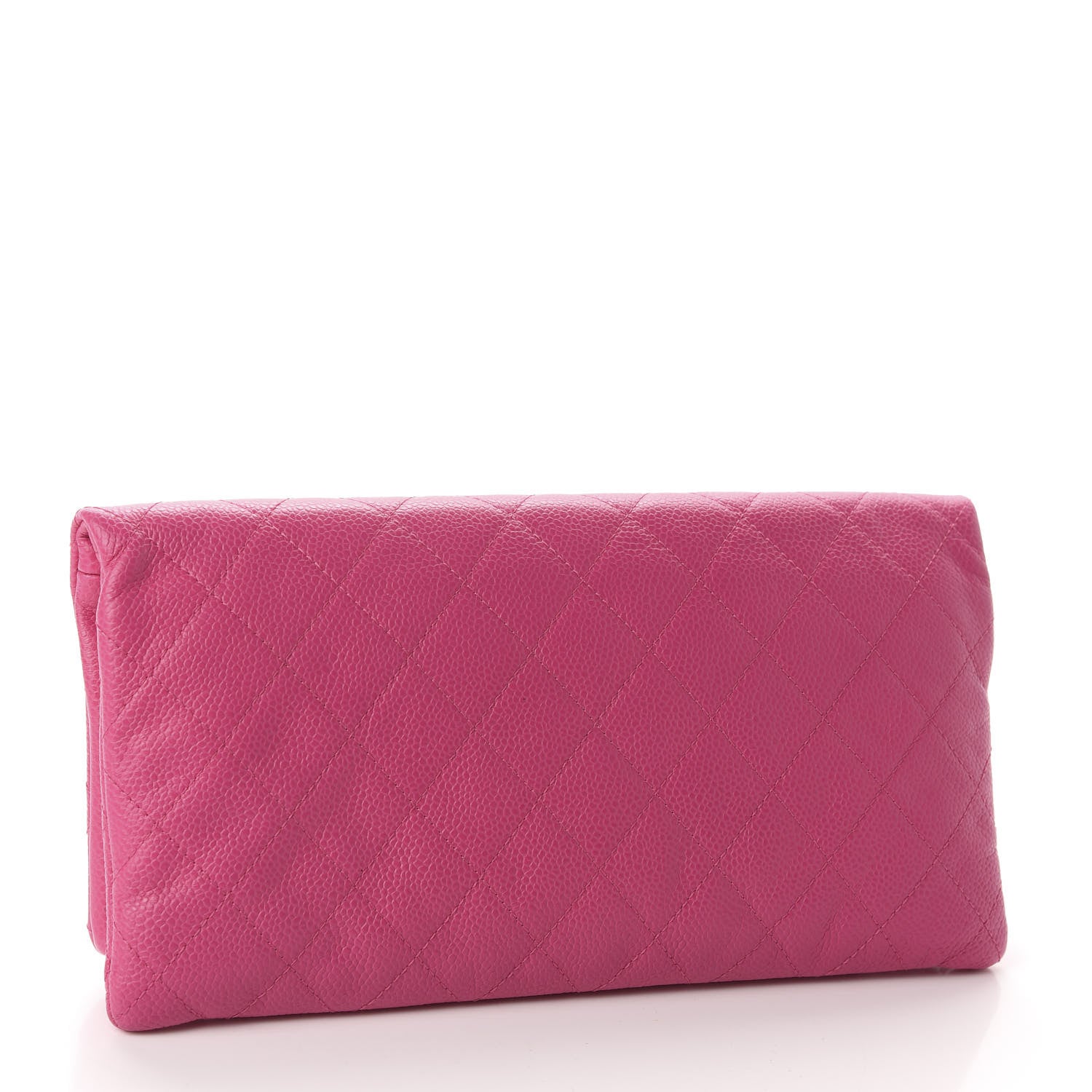 Chanel Caviar Quilted CC Beauty Clutch Pink 3 of 9
