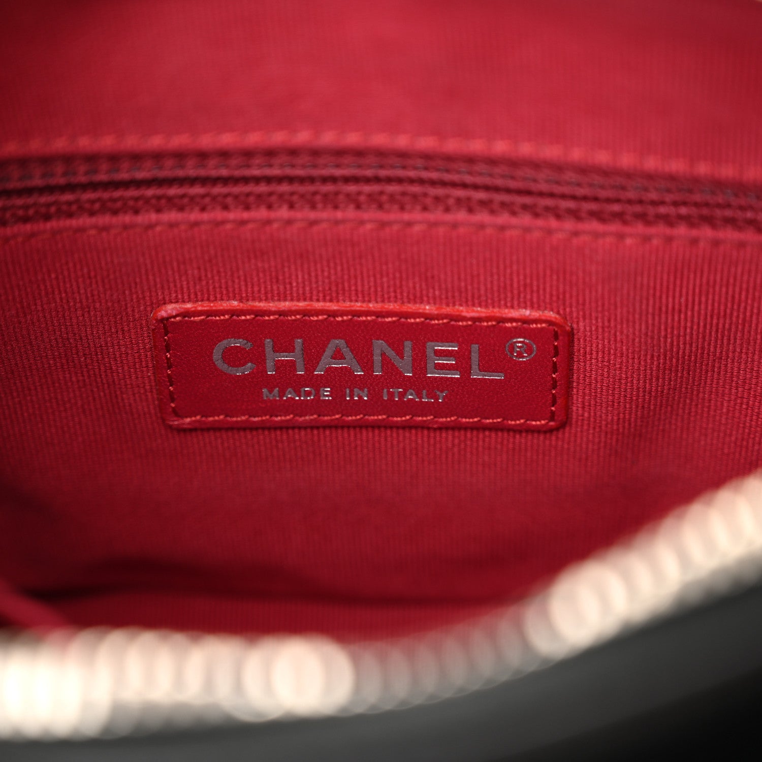 Chanel Aged Calfskin Quilted Small Gabrielle Hobo Black 6 of 11