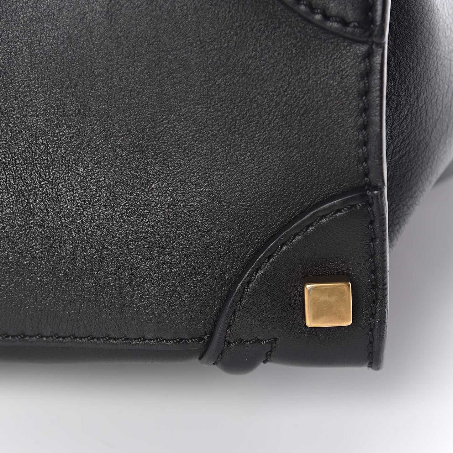 Smooth Calfskin Micro Luggage Black