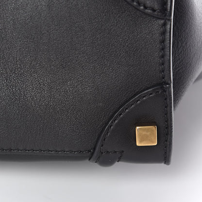 Celine Smooth Calfskin Micro Luggage Black 16 of 17