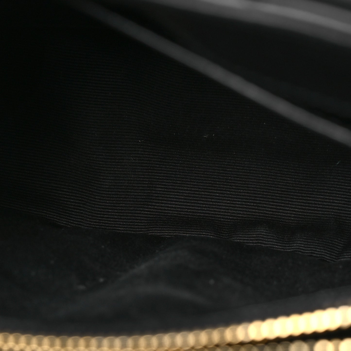 Calfskin Y Quilted Monogram Small Loulou Chain Satchel Black