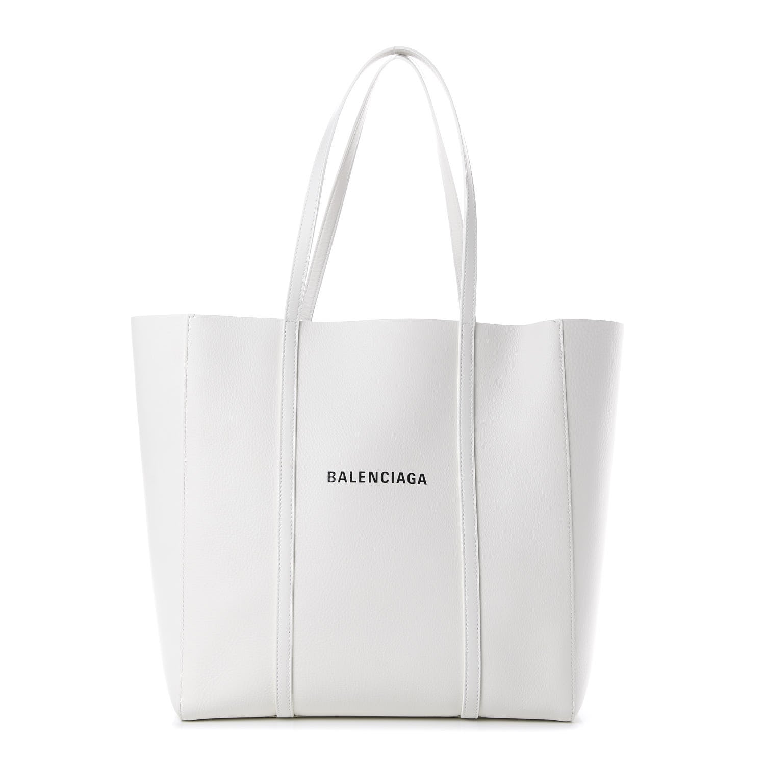 Balenciaga Smooth Calfskin Double Sided Small Everyday Tote Optic White Black 1 of 11