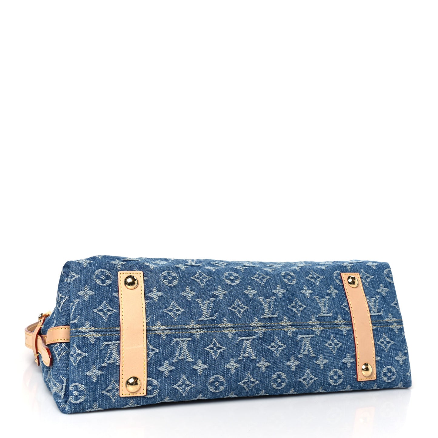 Monogram Denim CarryAll MM Blue